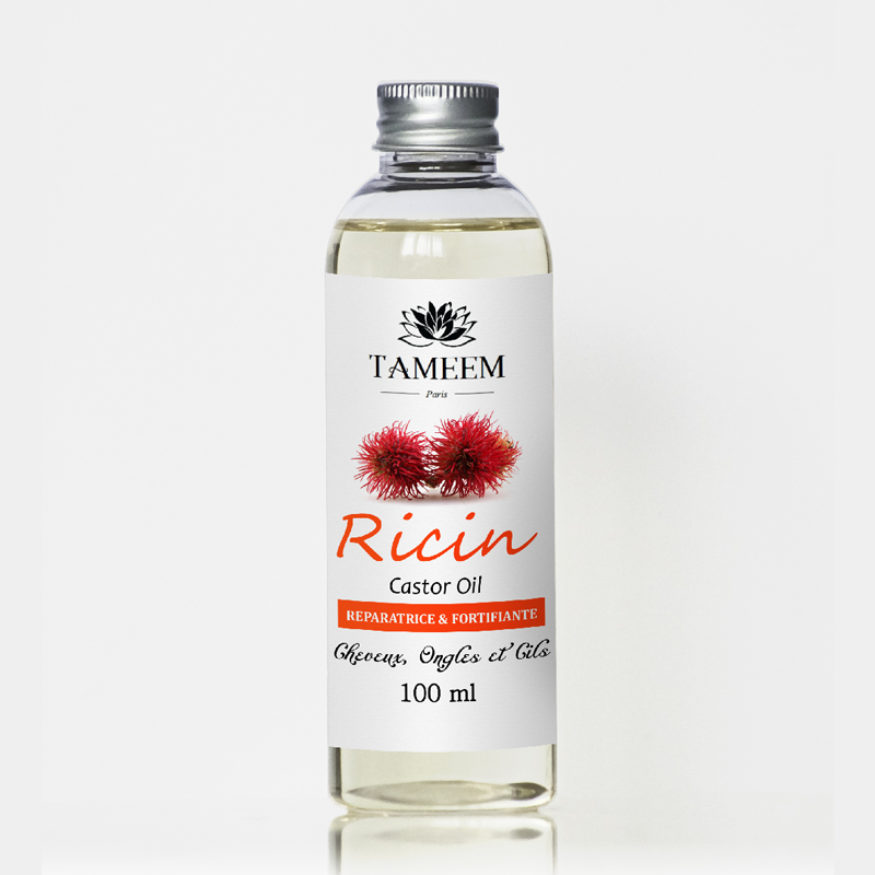 HUILE DE RICIN EN GROS, cheveux, bienfaits, danger, barbe, cils, ongles